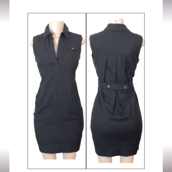 Martin + Osa Dresses & Skirts - Martin + Osa Dress Black Collar Tunic Sleeveless Size XS
